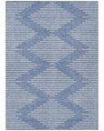LOOMLAN Rugs Velina Denim Washable Indoor-Outdoor Rug