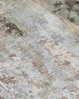 LOOMLAN Rugs Verentha Gray Washable Indoor-Outdoor Rug