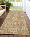 LOOMLAN Rugs Verona Brown Washable Indoor-Outdoor Rug
