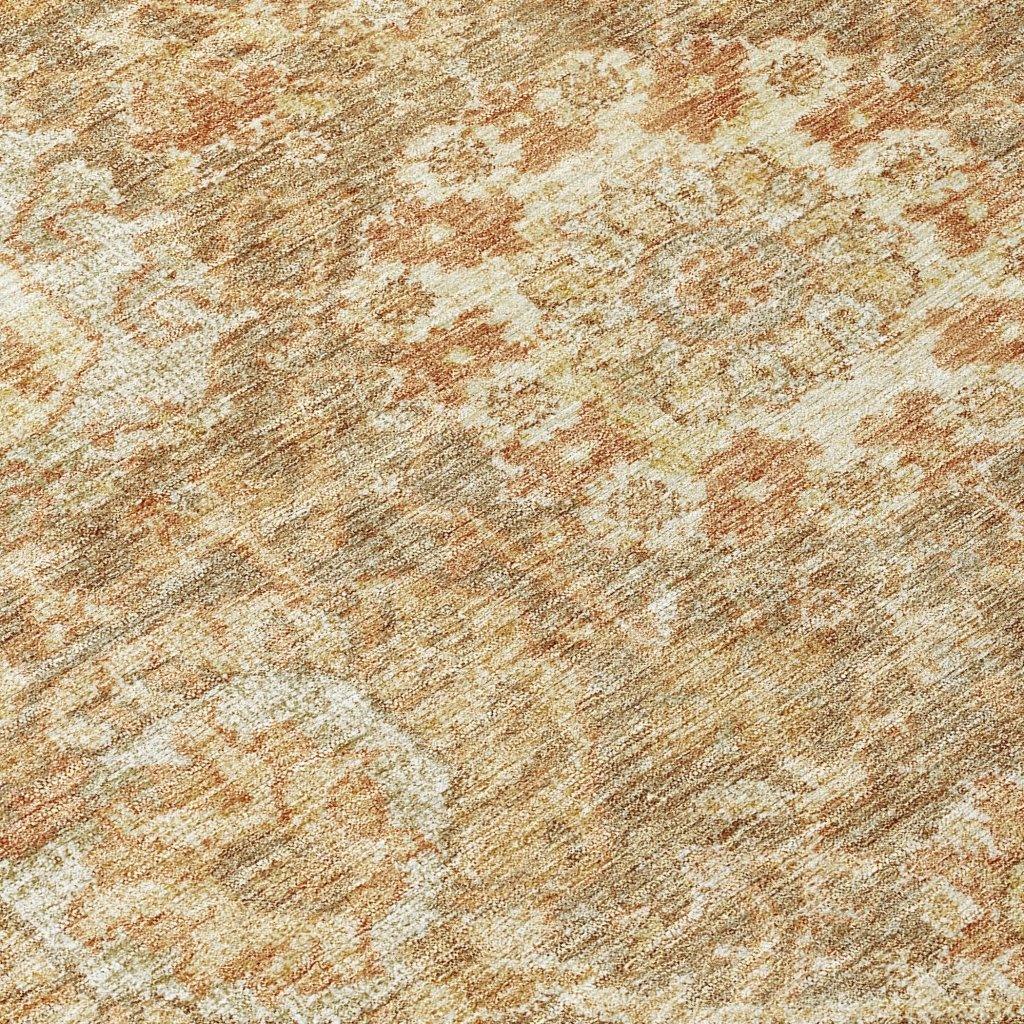 LOOMLAN Rugs Verona Brown Washable Indoor-Outdoor Rug
