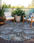 LOOMLAN Rugs Verona Chocolate Washable Indoor-Outdoor Rug