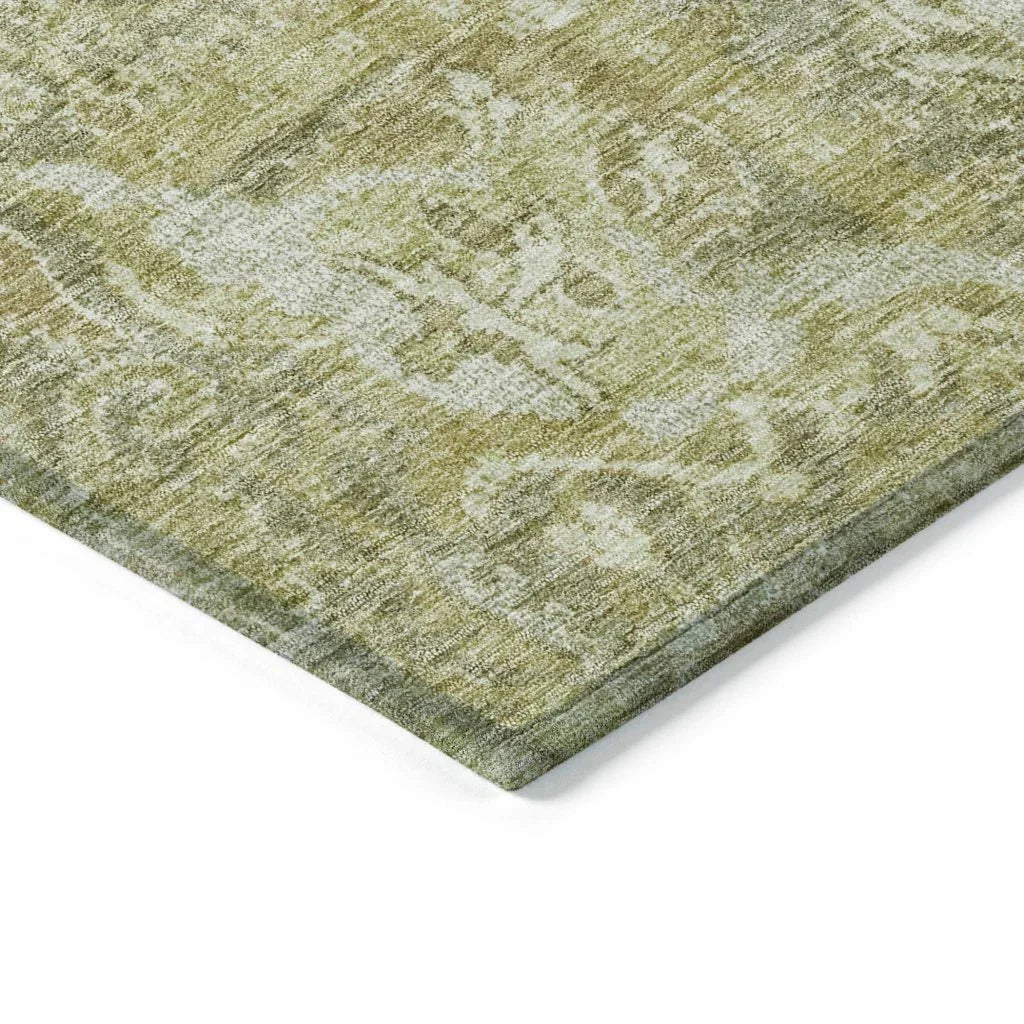 LOOMLAN Rugs Verona Green Washable Indoor-Outdoor Rug