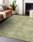 LOOMLAN Rugs Verona Green Washable Indoor-Outdoor Rug