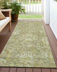 LOOMLAN Rugs Verona Green Washable Indoor-Outdoor Rug