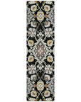 LOOMLAN Rugs Vespera Black Washable Indoor-Outdoor Rug
