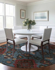 LOOMLAN Rugs Vespera Denim Washable Indoor-Outdoor Rug