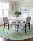 LOOMLAN Rugs Vespera Green Washable Indoor-Outdoor Rug