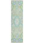 LOOMLAN Rugs Vespera Green Washable Indoor-Outdoor Rug
