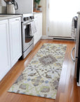 LOOMLAN Rugs Vespera Ivory Washable Indoor-Outdoor Rug