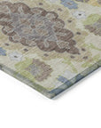 LOOMLAN Rugs Vespera Ivory Washable Indoor-Outdoor Rug