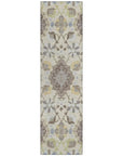 LOOMLAN Rugs Vespera Ivory Washable Indoor-Outdoor Rug