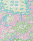 LOOMLAN Rugs Vespera Pink Washable Indoor-Outdoor Rug