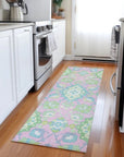 LOOMLAN Rugs Vespera Pink Washable Indoor-Outdoor Rug