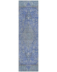 LOOMLAN Rugs Vexira Blue Washable Indoor-Outdoor Rug