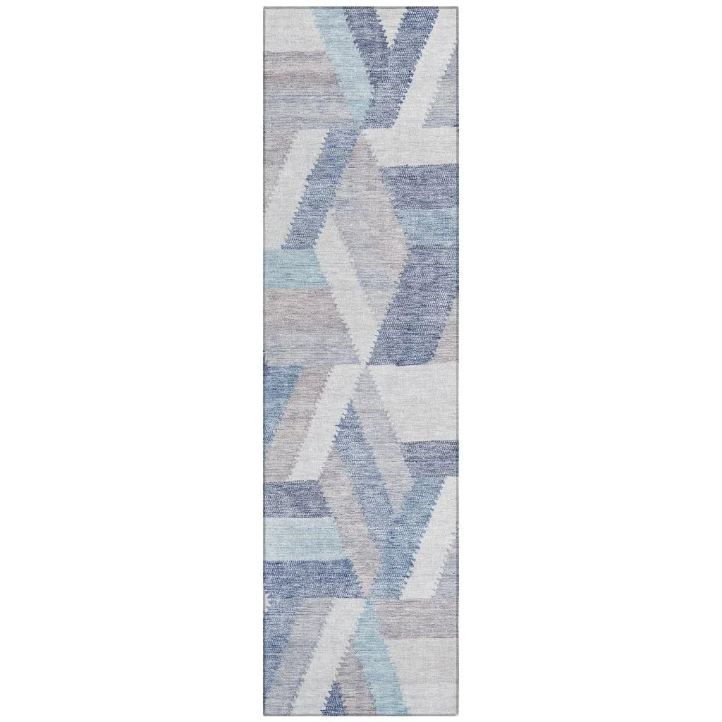 LOOMLAN Rugs Viella Denim Washable Indoor-Outdoor Rug