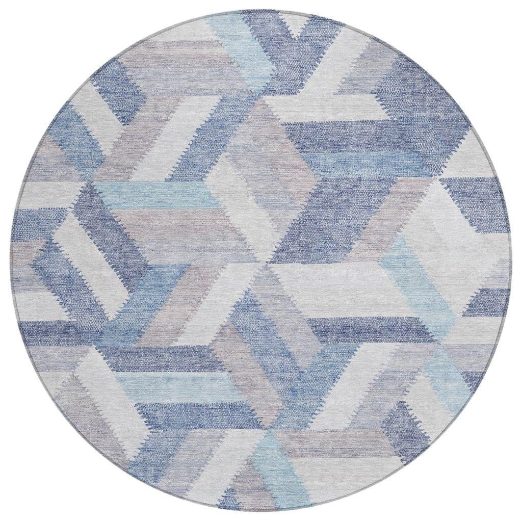 LOOMLAN Rugs Viella Denim Washable Indoor-Outdoor Rug