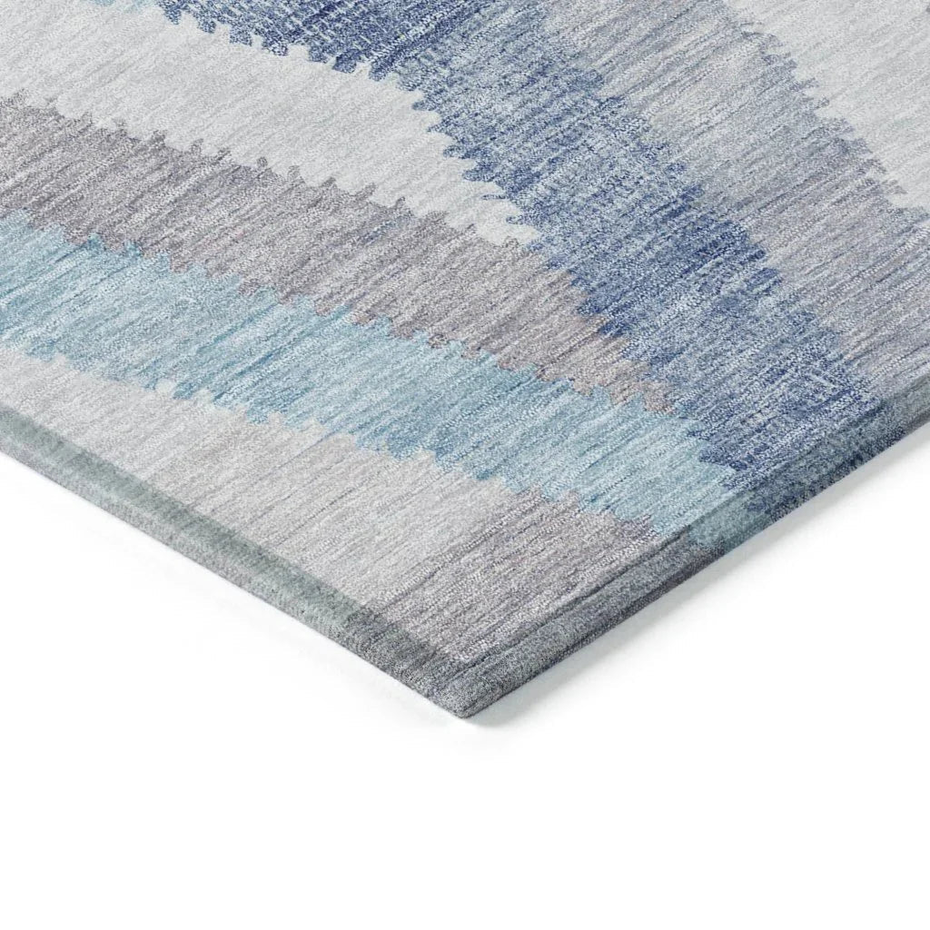 LOOMLAN Rugs Viella Denim Washable Indoor-Outdoor Rug