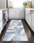 LOOMLAN Rugs Viella Denim Washable Indoor-Outdoor Rug
