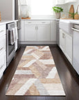 LOOMLAN Rugs Viella Orange Washable Indoor-Outdoor Rug