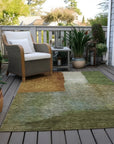 LOOMLAN Rugs Vienna Green Washable Indoor-Outdoor Rug