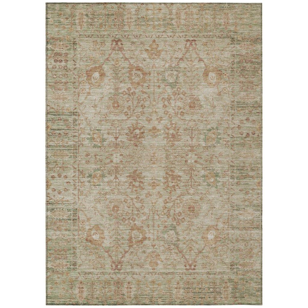LOOMLAN Rugs Vilnius Beige Washable Indoor-Outdoor Rug