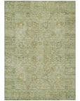 LOOMLAN Rugs Vilnius Green Washable Indoor-Outdoor Rug