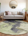 LOOMLAN Rugs Vionna Fern Washable Indoor-Outdoor Rug