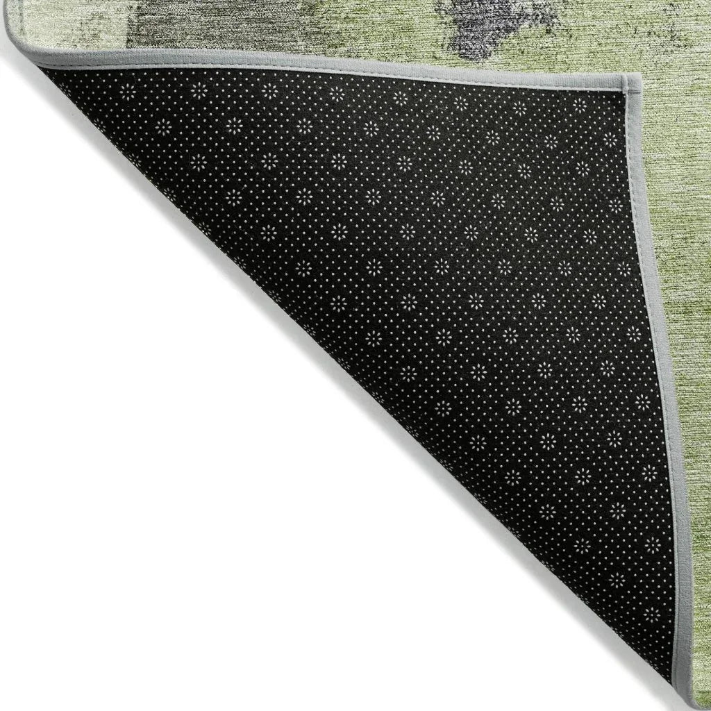 LOOMLAN Rugs Vionna Fern Washable Indoor-Outdoor Rug