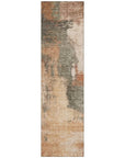 LOOMLAN Rugs Vionna Orange Washable Indoor-Outdoor Rug