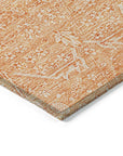LOOMLAN Rugs Virellia Orange Washable Indoor-Outdoor Rug