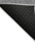LOOMLAN Rugs Virellis Gray Washable Indoor-Outdoor Rug