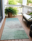 LOOMLAN Rugs Vivara Blue Washable Indoor-Outdoor Rug