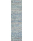 LOOMLAN Rugs Viviennea Blue Washable Indoor-Outdoor Rug