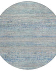 LOOMLAN Rugs Viviennea Blue Washable Indoor-Outdoor Rug