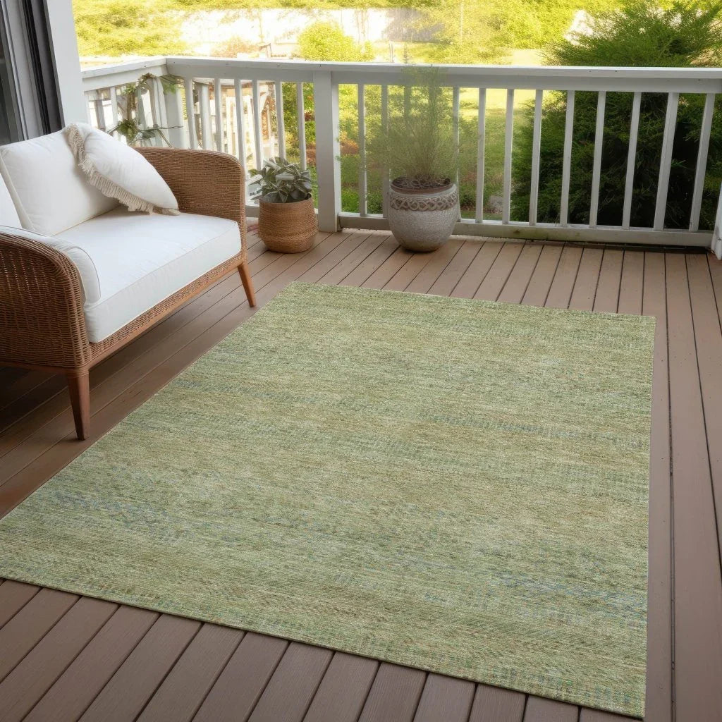 LOOMLAN Rugs Viviennea Gold Washable Indoor-Outdoor Rug