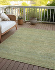 LOOMLAN Rugs Viviennea Gold Washable Indoor-Outdoor Rug