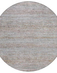 LOOMLAN Rugs Viviennea Ivory Washable Indoor-Outdoor Rug