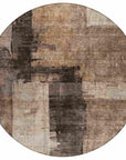 LOOMLAN Rugs Weavira Brown Washable Indoor-Outdoor Rug