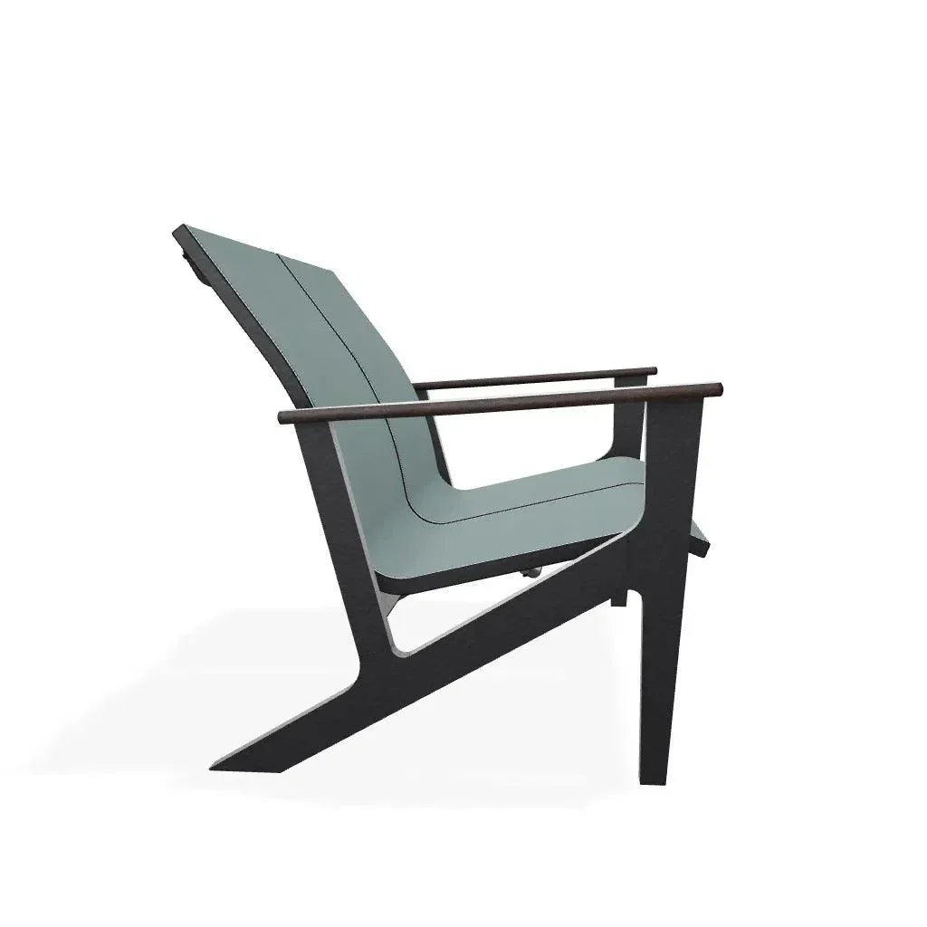 Wexler Chat Height 2 - Seat Loveseat Polymer Arms - LOOMLAN - Telescope - Outdoor Sofas &amp; Loveseats