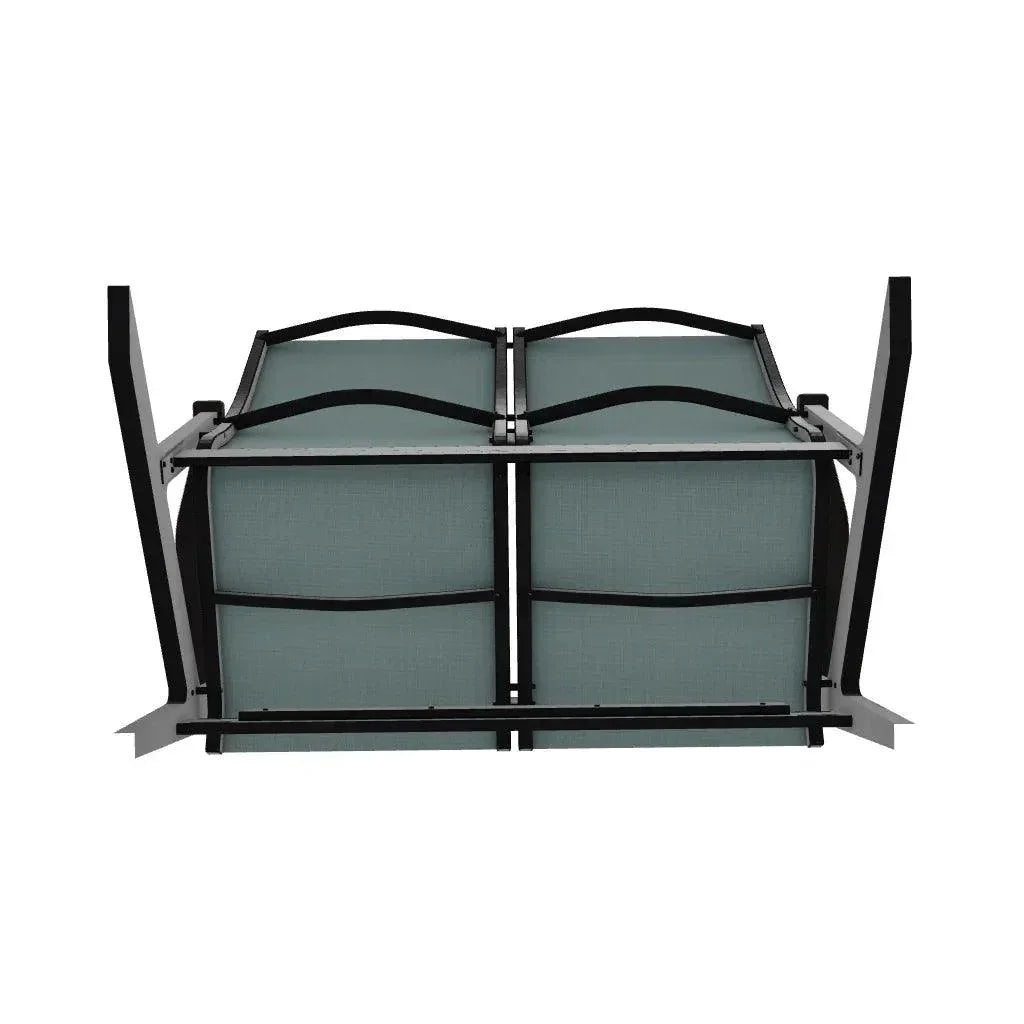 Wexler Chat Height 2 - Seat Loveseat Polymer Arms - LOOMLAN - Telescope - Outdoor Sofas &amp; Loveseats