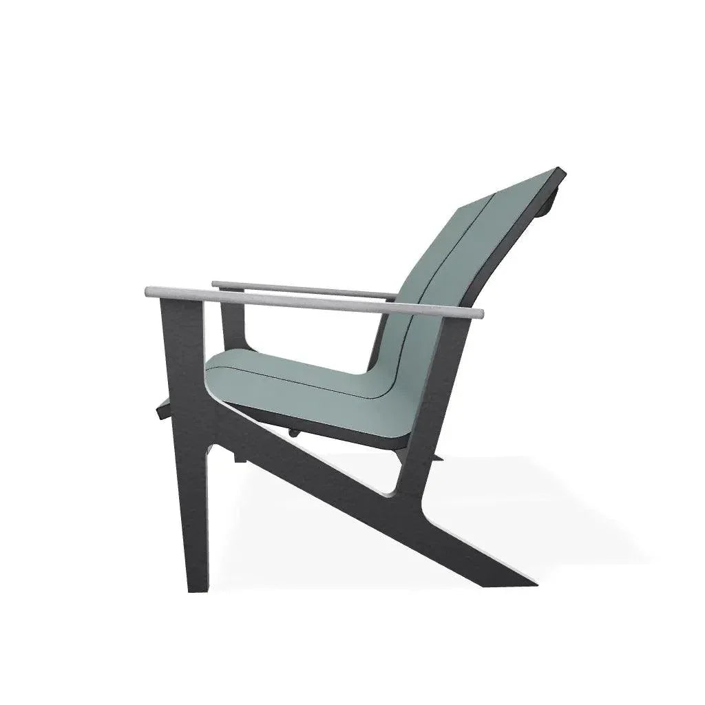 Wexler Chat Height 2 - Seat Loveseat Polymer Arms - LOOMLAN - Telescope - Outdoor Sofas &amp; Loveseats