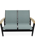 Wexler Chat Height 2 - Seat Loveseat Polymer Arms - LOOMLAN - Telescope - Outdoor Sofas & Loveseats