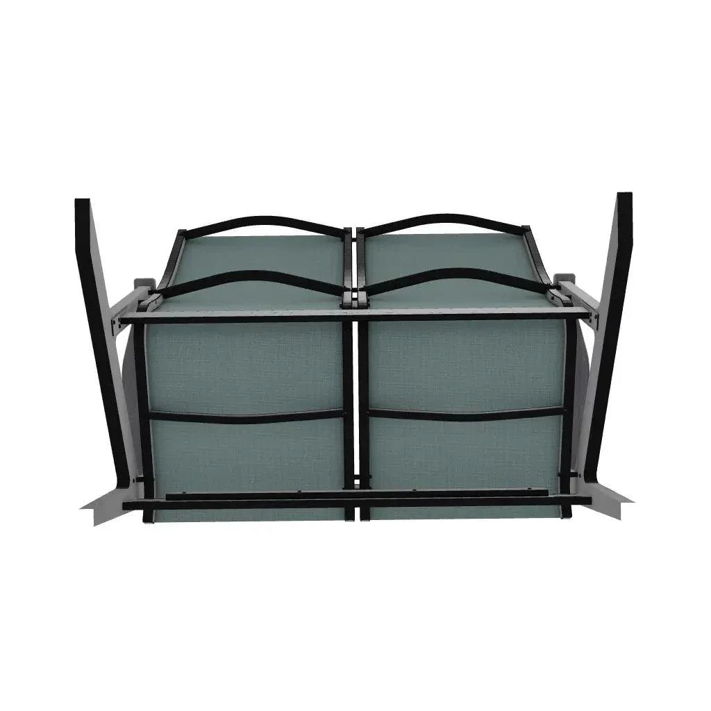 Wexler Chat Height 2 - Seat Loveseat Polymer Arms - LOOMLAN - Telescope - Outdoor Sofas &amp; Loveseats