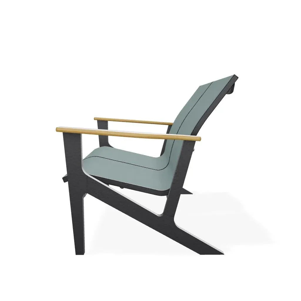 Wexler Chat Height 2 - Seat Loveseat Polymer Arms - LOOMLAN - Telescope - Outdoor Sofas &amp; Loveseats