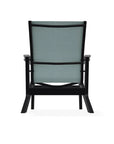Wexler Sling Chat Height Polymer Arm Chair - LOOMLAN - Telescope - Outdoor Accent Chairs