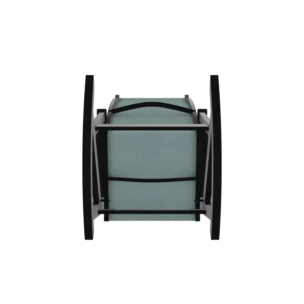 Wexler Sling Chat Supreme Rocker Polymer Arms - LOOMLAN - Telescope - Outdoor Accent Chairs