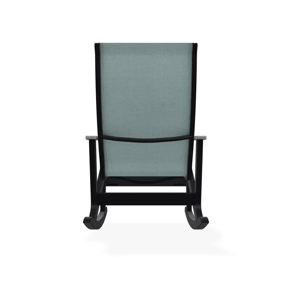 Wexler Sling Chat Supreme Rocker Polymer Arms - LOOMLAN - Telescope - Outdoor Accent Chairs