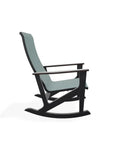 Wexler Sling Chat Supreme Rocker Polymer Arms - LOOMLAN - Telescope - Outdoor Accent Chairs