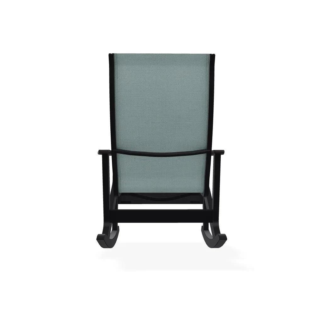Wexler Sling Chat Supreme Rocker Polymer Arms - LOOMLAN - Telescope - Outdoor Accent Chairs