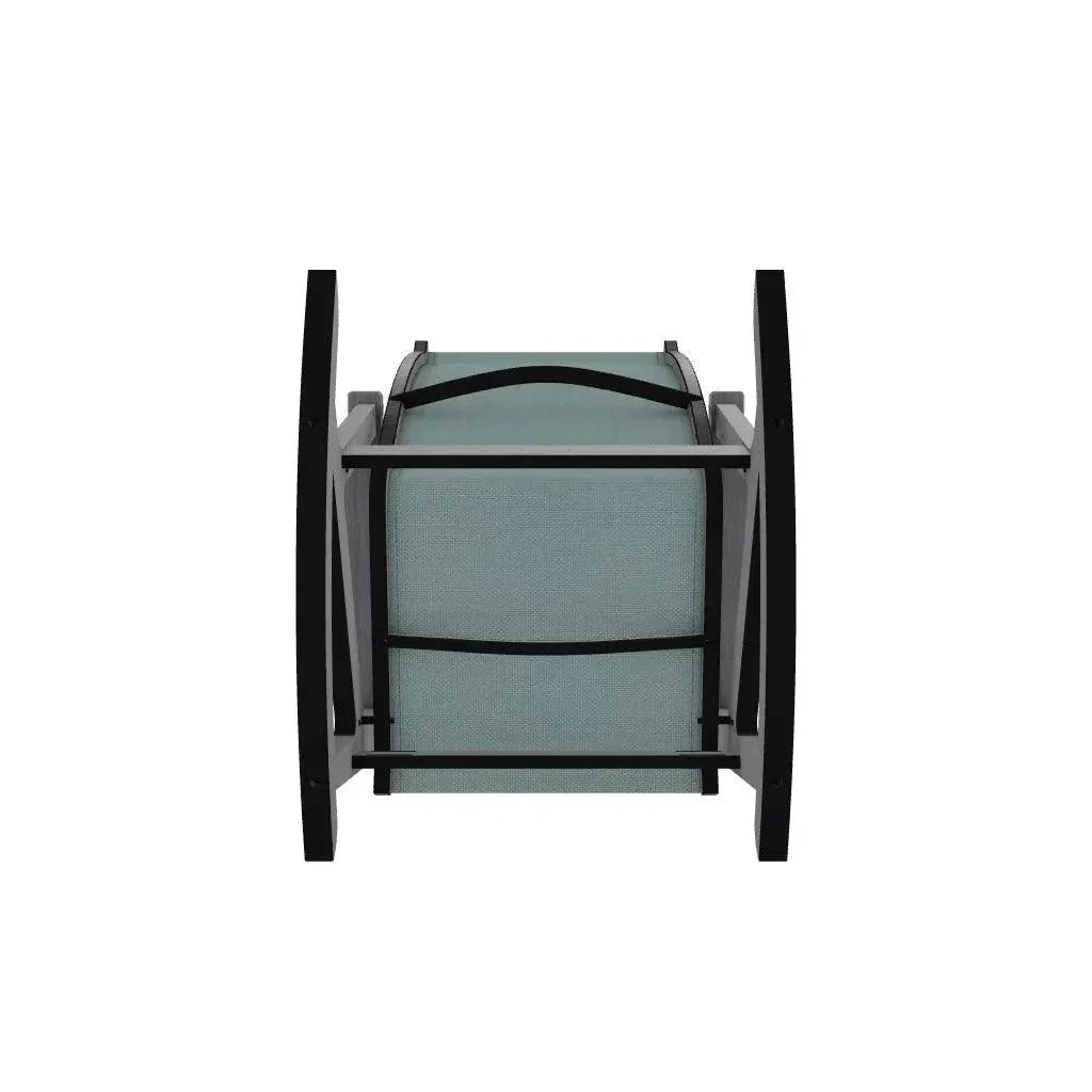 Wexler Sling Chat Supreme Rocker Polymer Arms - LOOMLAN - Telescope - Outdoor Accent Chairs